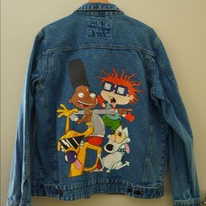MembersOnly x Nickelodeon jean jacket